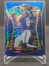 2021 Select Premier #163 Anderson Tejeda Rookie Blue Pulsar Prizm /13 Rangers