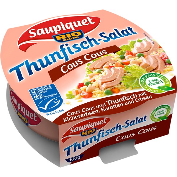 Msc Rio Mare Saupiquet Thunfisch Salat Cous Cous In Der Dose 160G-image