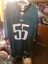 PHILADELPHIA EAGLES BRADLEY #55 NFL GREEN FOOTBALL JERSEY REEBOK  2XL