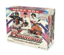2021 BOWMAN MEGA BOX SEALED - 50 CARDS MLB 🔥🔥 FAST SHIPPING!