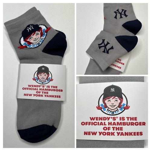 New York Yankees Wendy's Socks SGA 6/19 2024 Yankee Stadium Baseball Giveaway