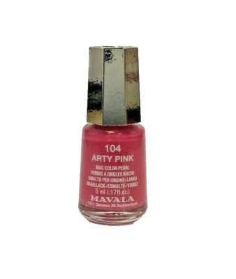 MAVALA 5 ml Mini Nagellack Pearl Arty Pink Nail Color 104 Tolle kräftige Farbe