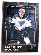 VERY RARE ! 17-18 O PEE-CHEE PLATINUM MARQUEE ROOKIE RETRO TAGE THOMSON !