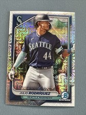 JULIO RODRIGUEZ 2024 Bowman Chrome Mega Box Base Card #90 Mariners