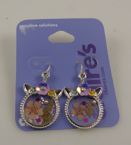 silver tone Unicorn dangle Claire's Earrings earring Jewelry pierced - Picture 2 of 4