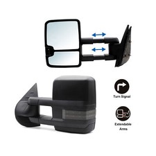 Manual Towing Mirrors For 2009 2010 2011 2012 Chevy Silverado 1500 2500