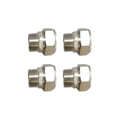 4 pcs Piping 3/4'' NPT Adaptor Fitting M8003 Air Compressed Connector for MaxLINE