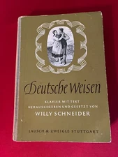 Deutsche Weisen: Beautiful Vintage German Folklore Songbook for Piano  