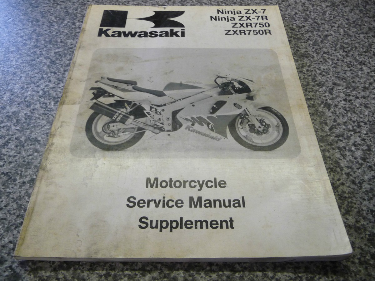 Kawasaki Ninja ZX-7RR サービスマニュアル KAWASAKI NINJA ZX-7R ZX-7RR 1996 1997 1998 1999 SERVICE