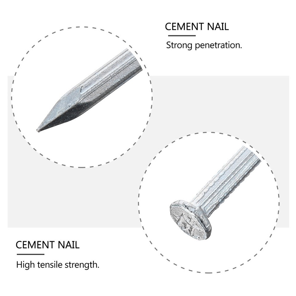 515 Pcs White Hanger Steel Nail Nails for Concrete Ap34114 Hardened eBay