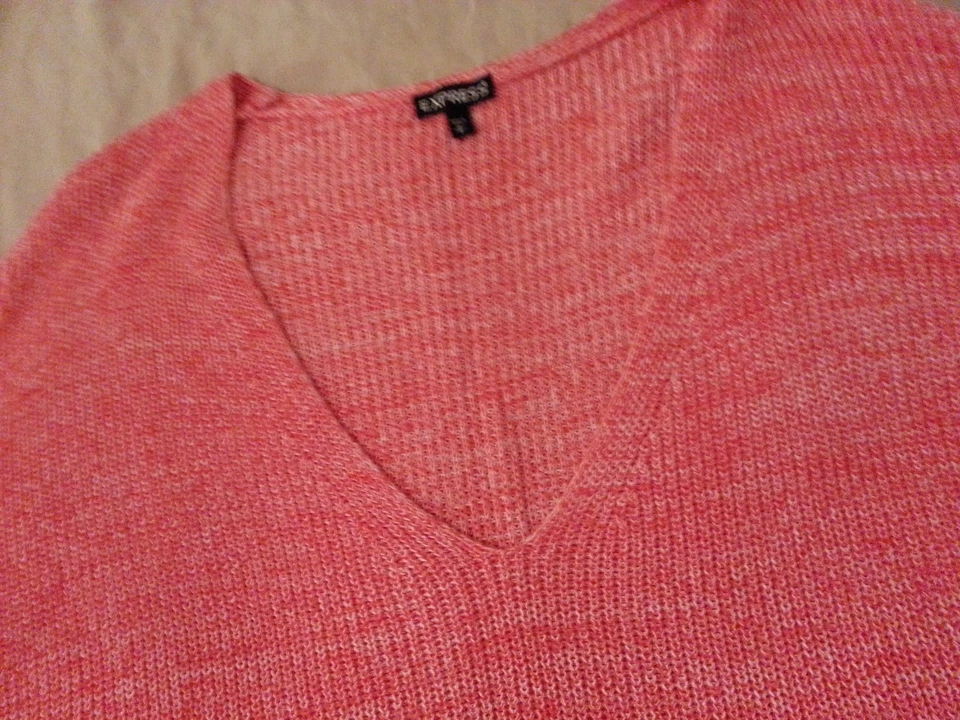 Blusa Suéter Mujer Express S Pequeña Naranja Algodón Foto 3 de 4