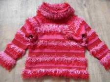 PAMPOLINA joli pull doudou Zottel rose rouge taille 98 w. NEUF ST217