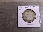 1911 D Barber 90% Silver Half Dollar Minted in Denver Mint 120823 90te