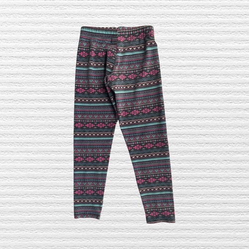 725 Originals Girls Southwest Print Capri Leggings Multicolor on Gray Size 14 - Picture 2 of 12
