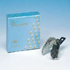 COE Perforated Solid Metal Impression Trays, Full Denture, Set of 8: #62, #63