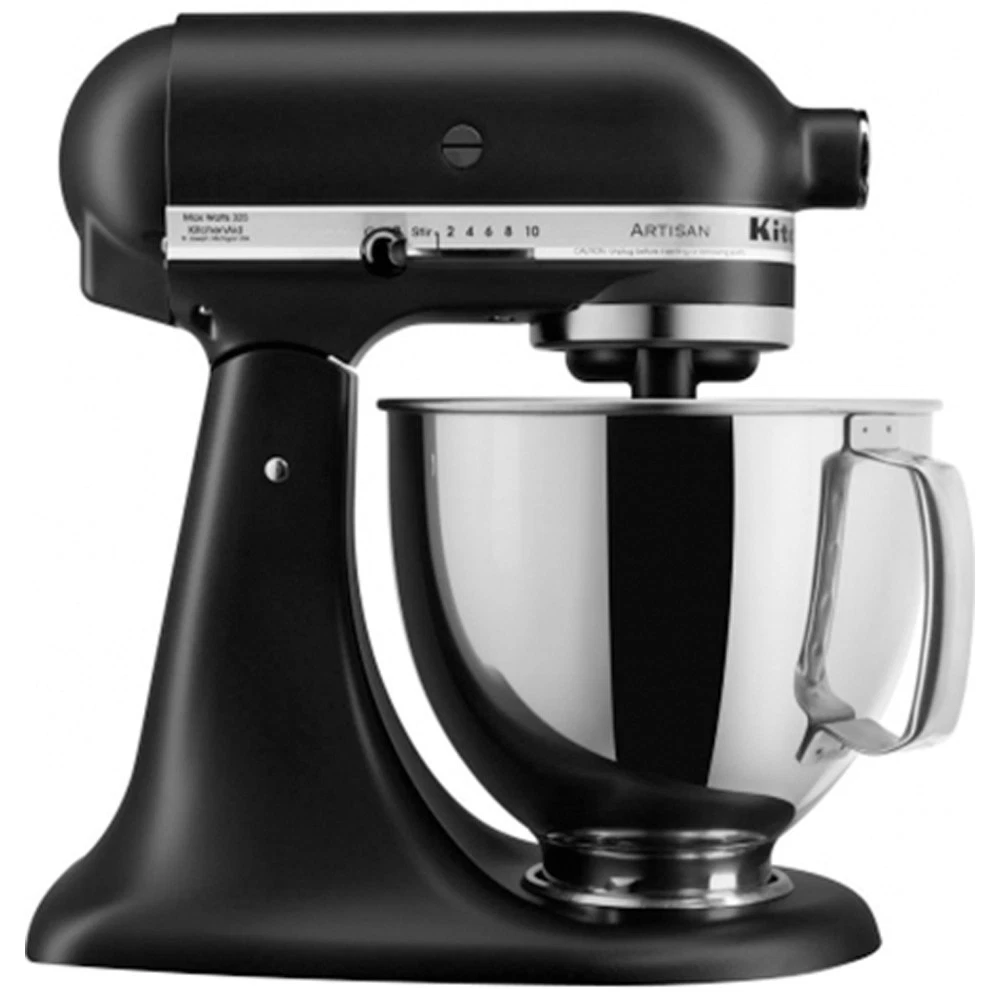 Artisan Series 5-Quart Tilt-Head Stand Mixer in Black Matte - KSM150PSBM