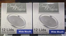 Country Classics Wide Mouth Canning Jar Lids CCCL-012-WM, 24 Lids Total, 2 boxes