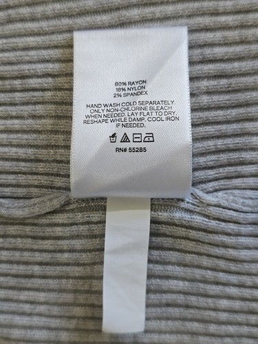 Express Duster Cardigan Womens Size L Open Front Long Sleeve Gray Long Length - Picture 6 of 8