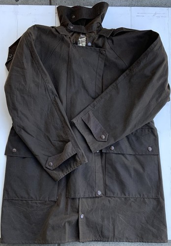 Driza Bone Green Australia Wax Canvas Coat Jacket Size Vintage XS 3 - Picture 1 of 6