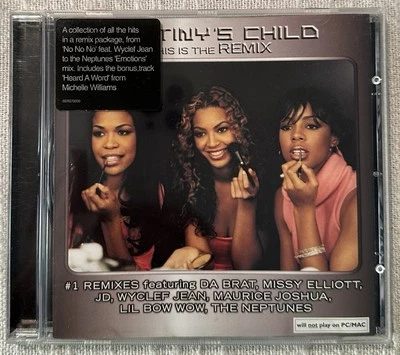 DESTINY'S CHILD THIS IS THE REMIX COLLECTION 2002 CD DA BRAT MISSY ELLIOTT ETC. - Imagen 1 de 3
