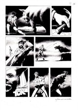 CORRADO ROI  - Tavola originale Dylan Dog n. 406 " L'ultima risata " p. 13