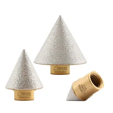 Diamond Router Bit 20/35/50mm Chamfer Bit for Porcelain Granite Marble Bevel Bit