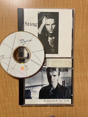 3 CD Sting lot: Nothing like the Sun, Dream Blue Turtles, Soul Cages (disc only)