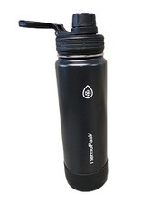 ThermoFlask 24 oz Stainless Steel Insulated Water Bottles Twist Lid Spout Black