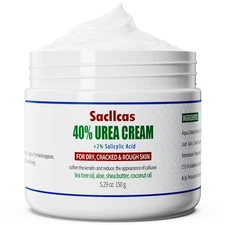 Urea Cream 40 Percent for Feet Maximum Strength - Fast Absorption, No Strong Odo