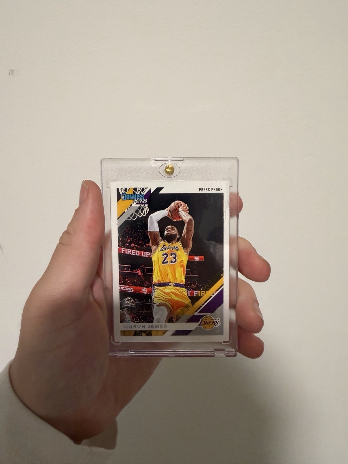 Panini 2019-20 Donruss LeBron James #94 Press Proof Silver /349 Lakers NBA