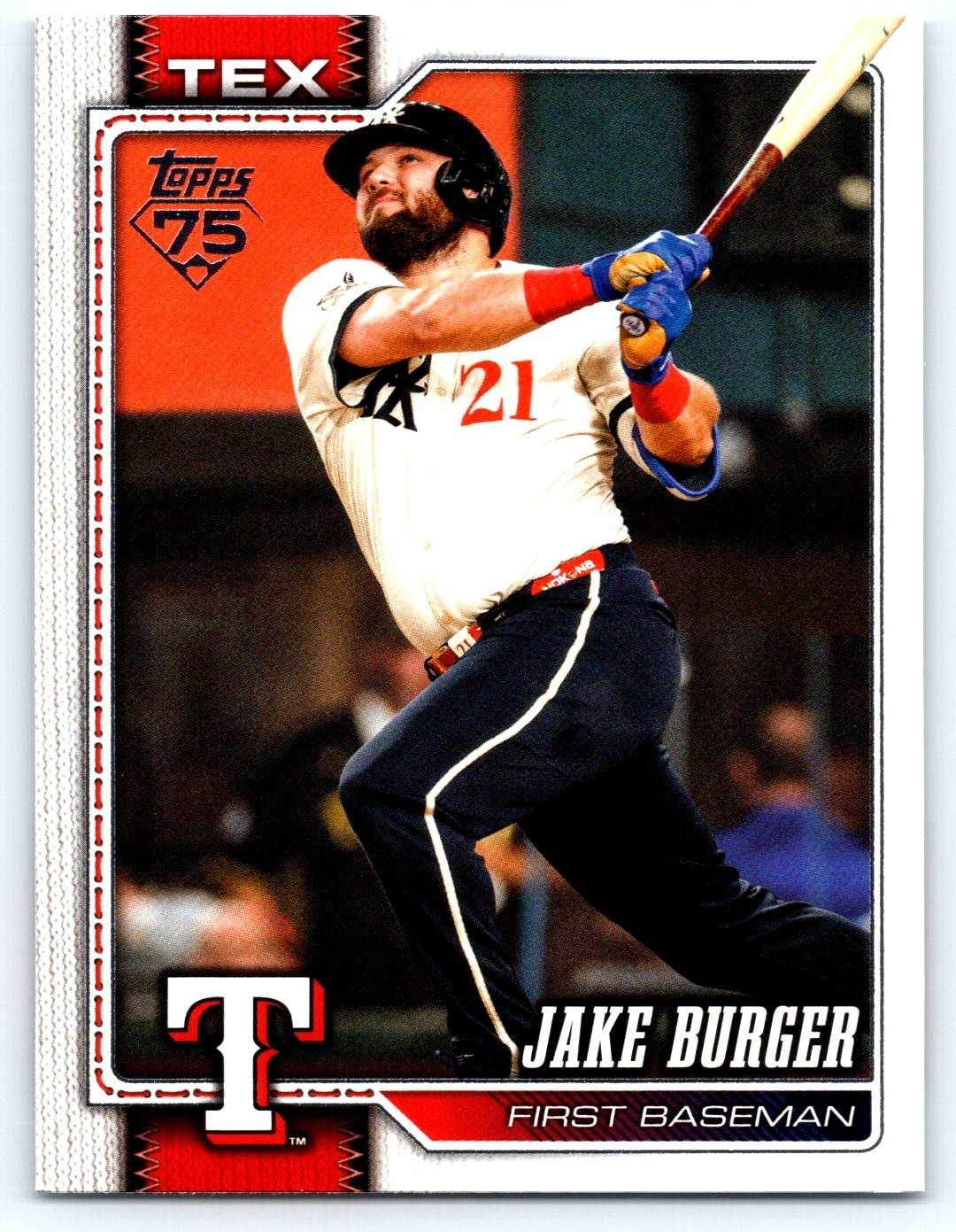 2026 Topps Series 2 - Jake Burger Texas Rangers #451