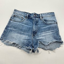Lucky Brand Lucky Pins Shorts Light Blue Distressed Jean Shorts Size 10/30  