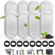 Cat Water Fountain Filter,Replacement Filters 16Pack for Stainless Steel 108Oz/3