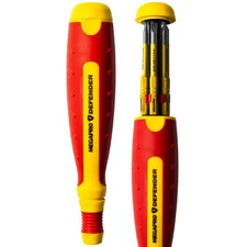® 6-in-1 Insulated Multi-bit Screwdriver | VDE Certified | 1000V Protection |...