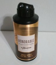 Bath Body Works Honorable Men's Body Spray Mist Cologne 3.7 oz New