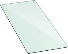 16 x 24 Inch Clear Tempered Glass Table Top 3/8 Inch Thick Rectangle with Eased