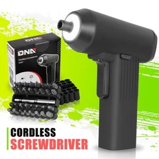 32Pcs Driver Bits Electric Cordless Screwdriver Tool Kits w/Carrying Case Black