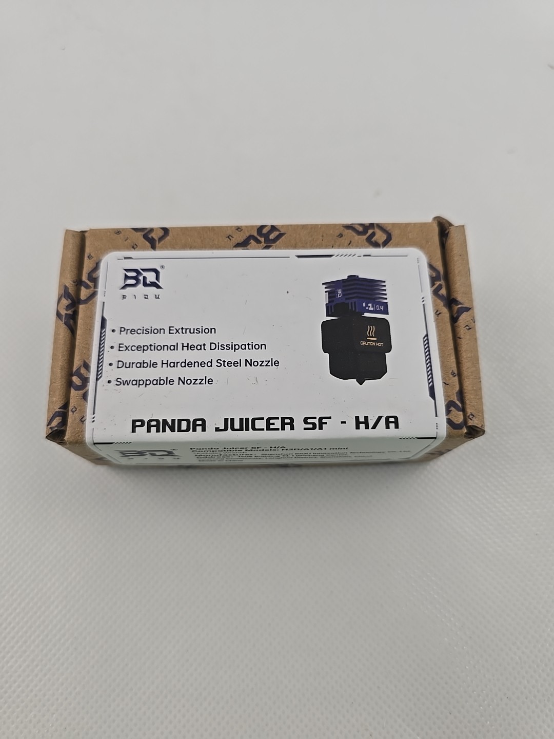 Produktbild von BIQU Panda Juicer H2D Hotend 0,4 Mm – Hochfluss-Düse Für Bambu Lab P2S/H2S/H2D/A1 (2er-Set + Silikonhüllen)