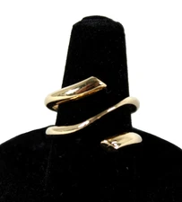 GEORG JENSEN 18K Yellow Gold MAGIC Coil Spiral Wrap Ring 6.25
