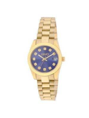 LIU JO Luxury TIMELESS TLJ2486 Blue Gold Steel Women's Watch