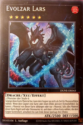 Yu-Gi-Oh! Evolzar Lars/ Secret Rare/ Near Mint/ Deutsch/ DUNE-DE043