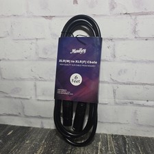 NEW Moukey XLR M to XLR F Cable: 6 Feet