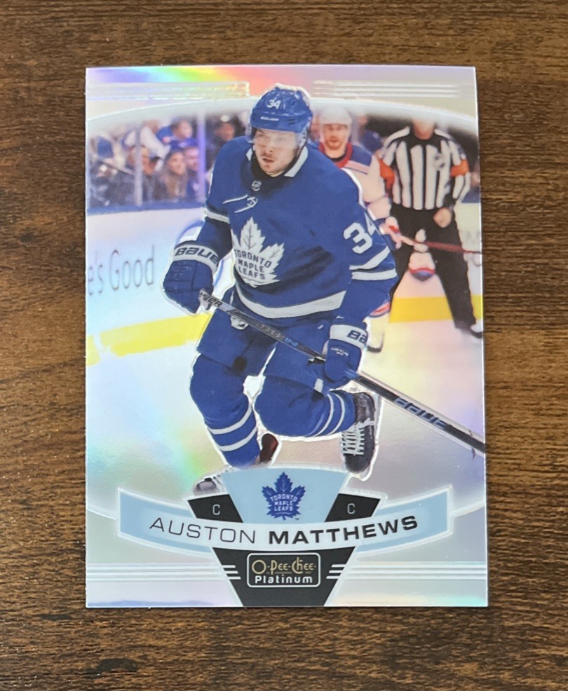 2019-20 O-Pee-Chee Platinum Rainbow Auston Matthews #10 Toronto Maple Leafs