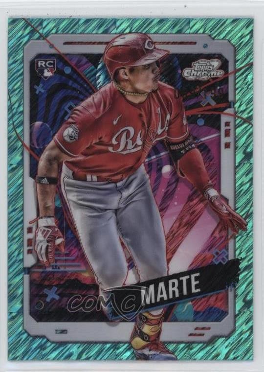 2024 Topps Cosmic Chrome Aqua Equinox Refractor /199 Noelvi Marte #16 1bk5
