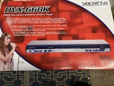 VocoPro DVX-668K Karaoke Player CD, MP3 CD G, DVD New In Open Box, 2 Mic Input