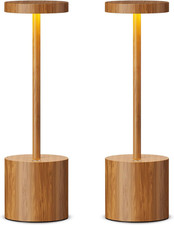 2 Pack Cordless Table Lamp Rechargeable,5000Mah Battery Operated Portable LED Ta