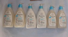 Aveeno Baby Daily Moisture Wash  Shampoo and Daily Moisture Lotion 12oz Lot