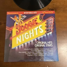 BOOGIE NIGHTS 18 top Disco Hits. Ronco 1978