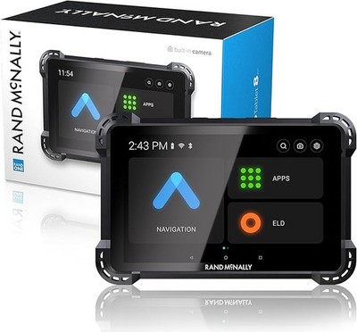 Rand McNally 8'' GPS Truck Navigator, 2025 Maps, Custom Routes, Built-in Camera