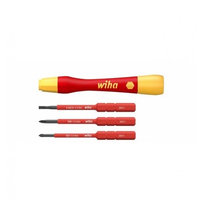 Wiha Feinschraubendreher Set PicoFinish slimVario 4-tlg., mit slimBits